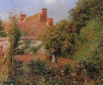 卡米耶 畢沙羅 Kitchen Garden in Eragny, Afternoon